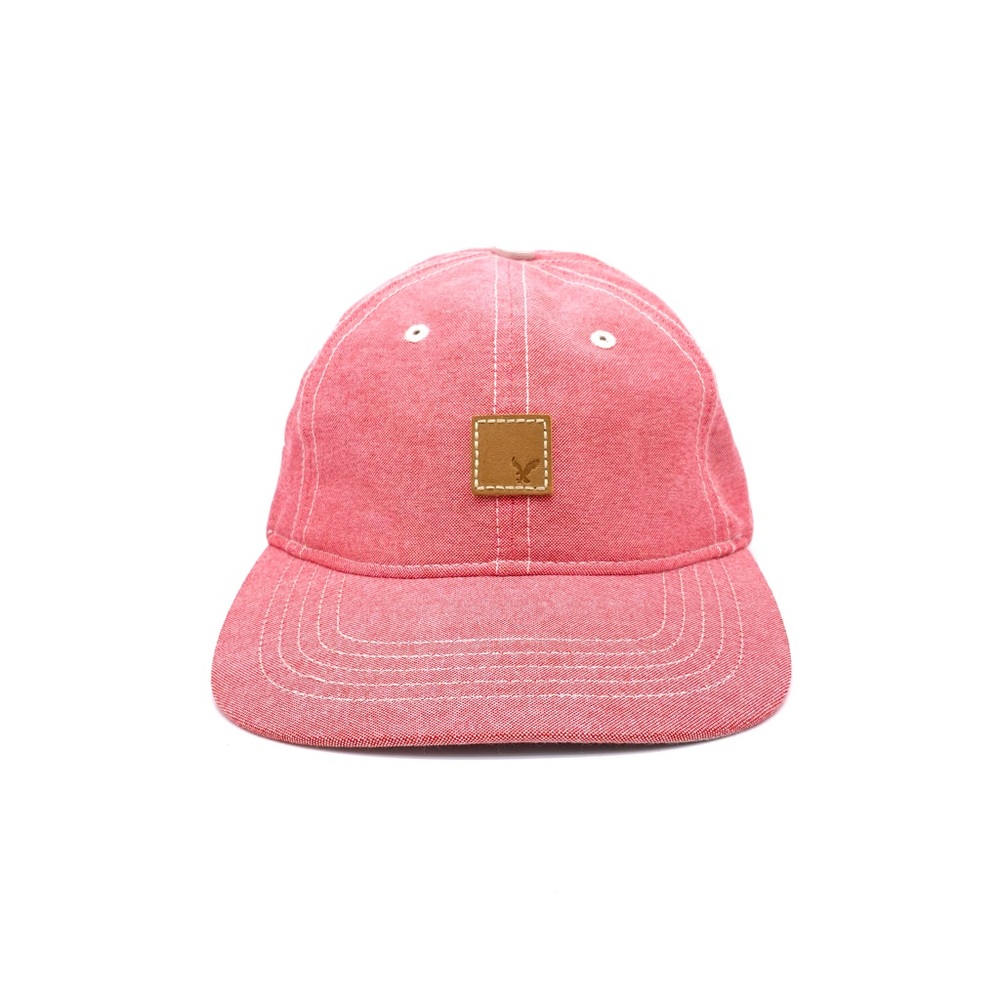 A.E. Leather Strap-Back Hat